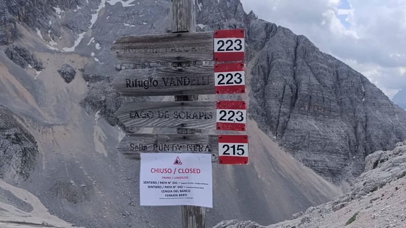 A British hiker needed rescuing from the Italian Dolomites. He’s now facing a ,000 fine