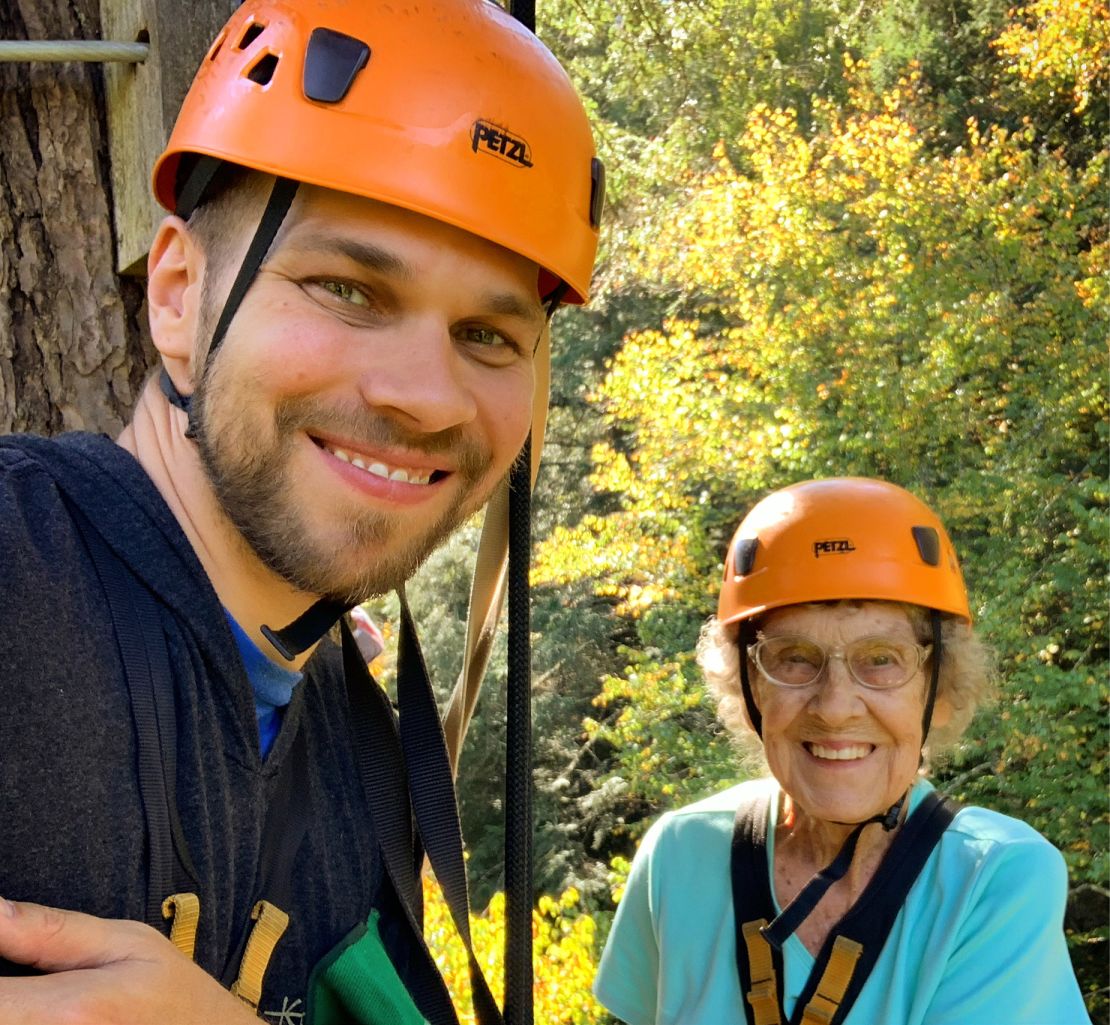 Brad feels incredibly grateful to be able to go on so many adventures with his grandmother.