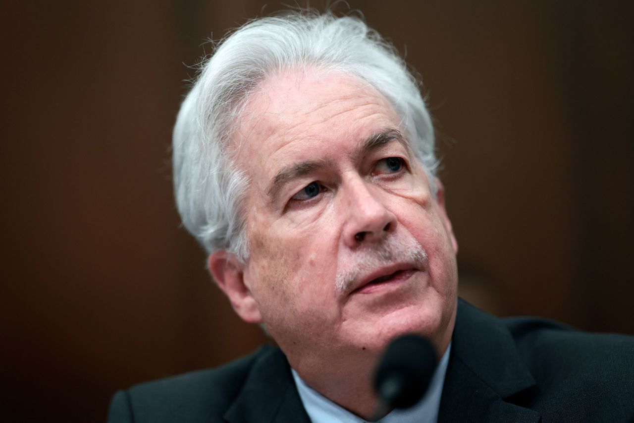 CIA Director William Burns testifies during a House Select Committee on Intelligence hearing in Washington, DC, on March 9. 