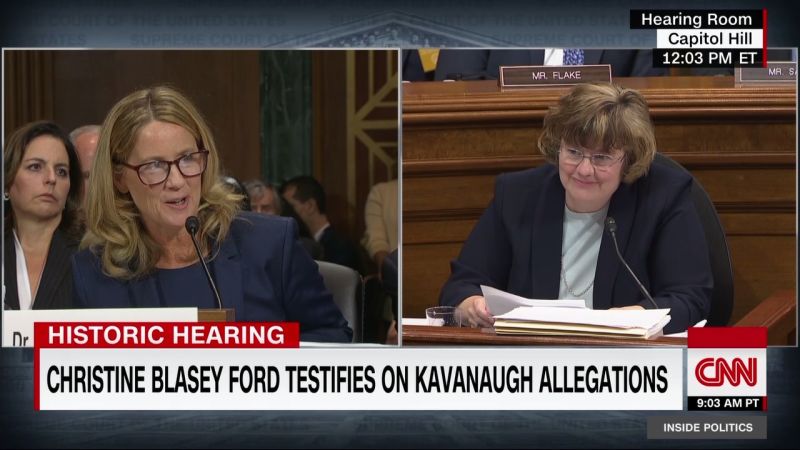 Live Updates: Brett Kavanaugh And Christine Blasey Ford Hearing On Sex ...