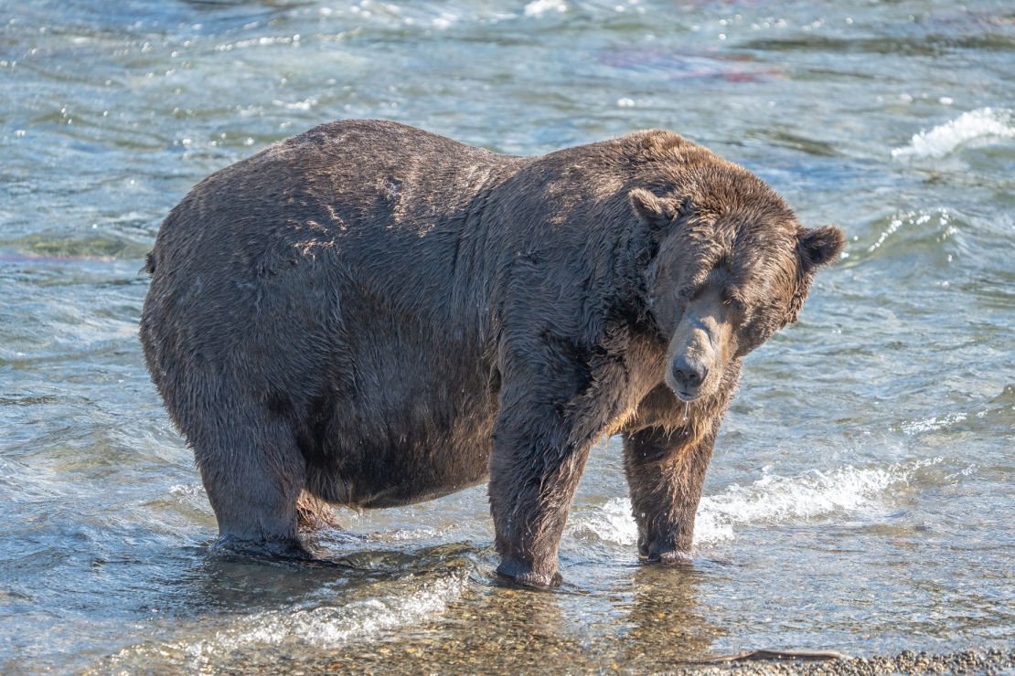 32 Chunk shows off his fat form on September 17, 2023.