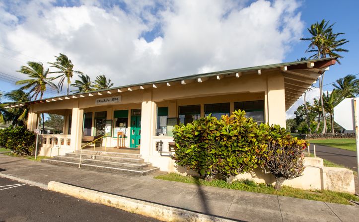<strong>Present-day life:</strong> The Kalaupapa Store is the only store located in the settlement where residents can buy groceries.