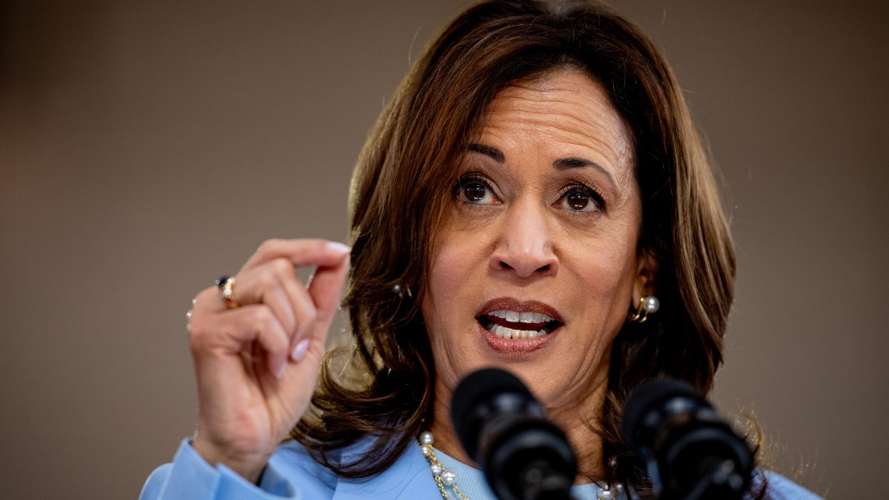 Vice President Kamala Harris spe during a campaign rally at Girard College on May 29, 2024 in Philadelphia, Pennsylvania. Biden and Harris are using today's rally to launch a nationwide campaign to court black voters, a group that has traditionally come out in favor of Biden, but their support is projected lower than it was in 2020. (Photo by Andrew Harnik/Getty Images)
