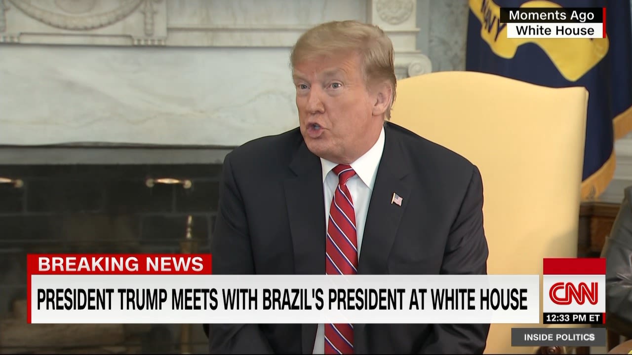 President Trump meets with Brazil's president | CNN Politics