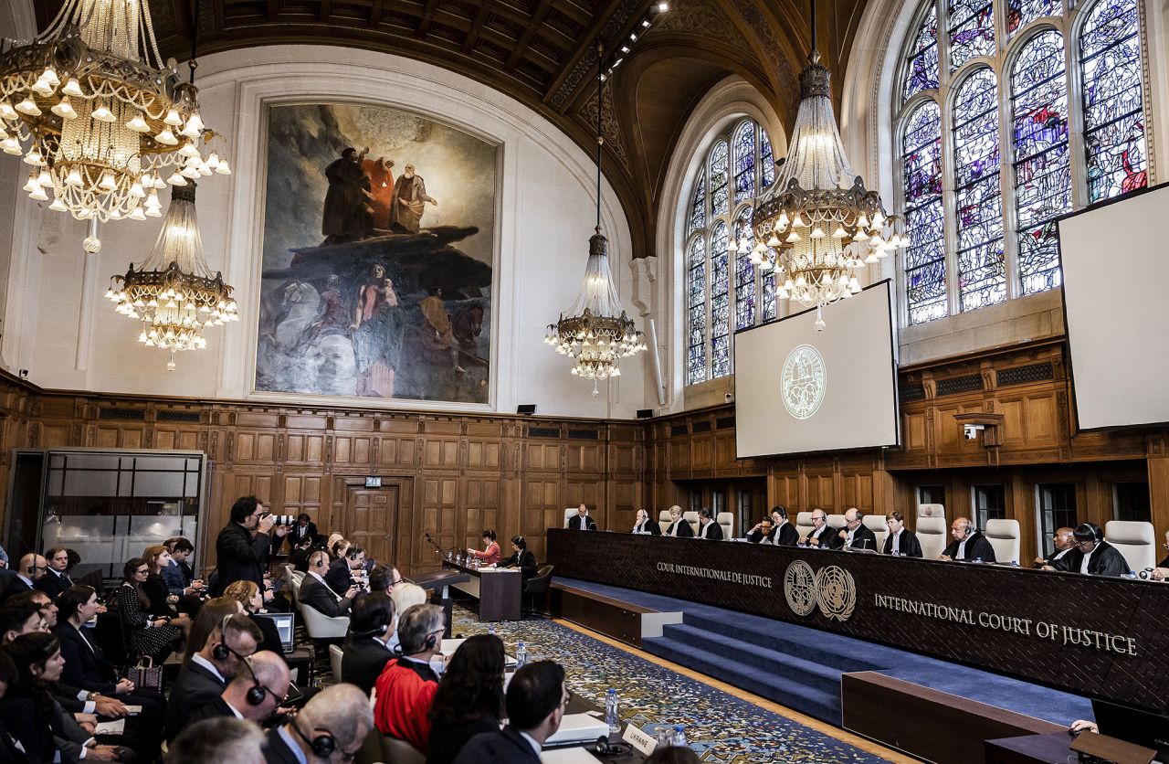 The International Court of Justice in The Hague, on June 6.