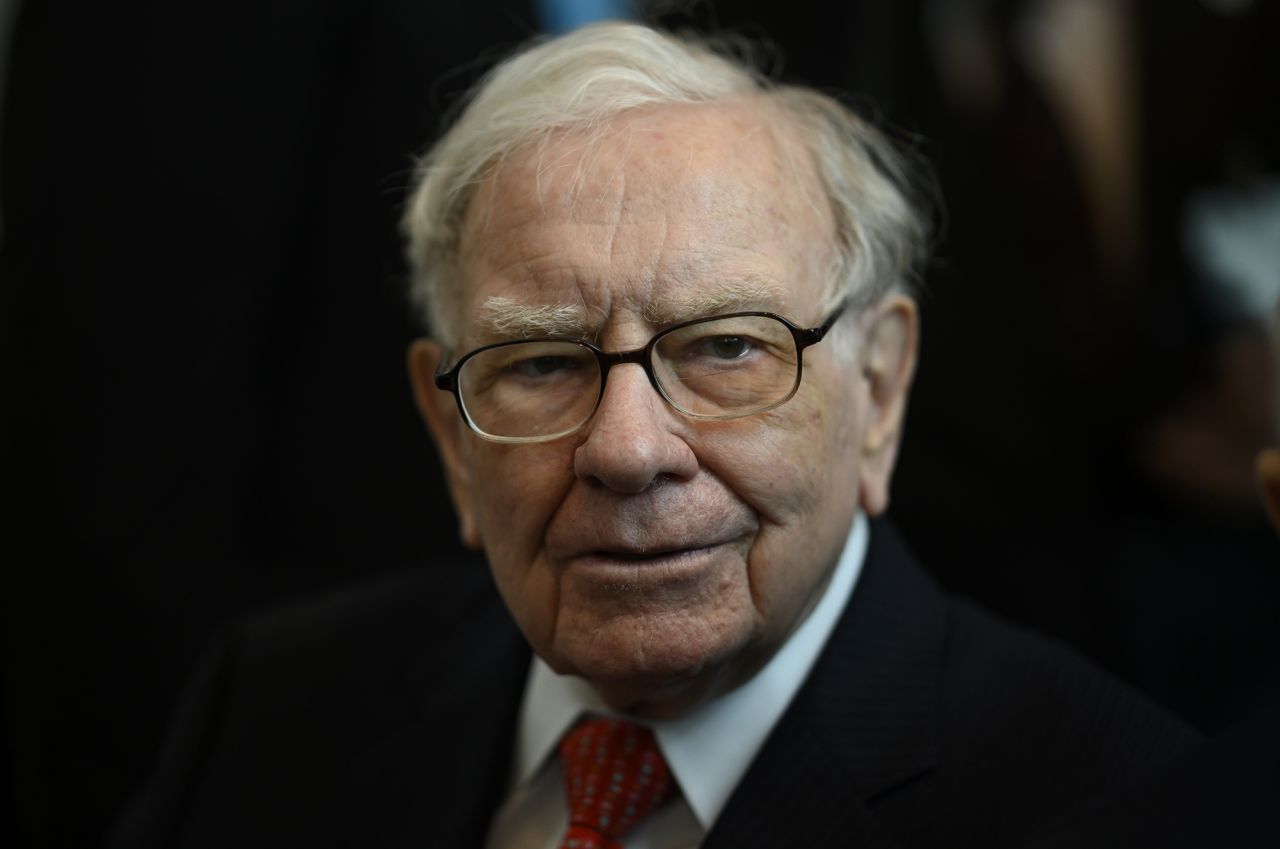 Warren Buffett, CEO of Berkshire Hathaway, attends the 2019 annual shareholders meeting in Omaha, Nebraska, May 3, 2019. 