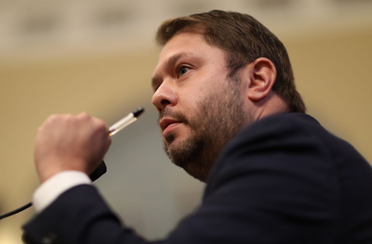 Ruben Gallego testifies on Capitol Hill in Washington, DC, on July 28, 2020.