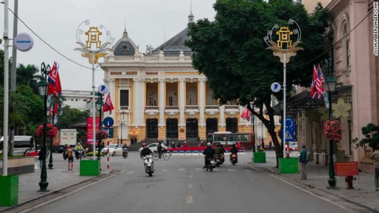 Trang Tien Street in Hanoi taken in 2019.