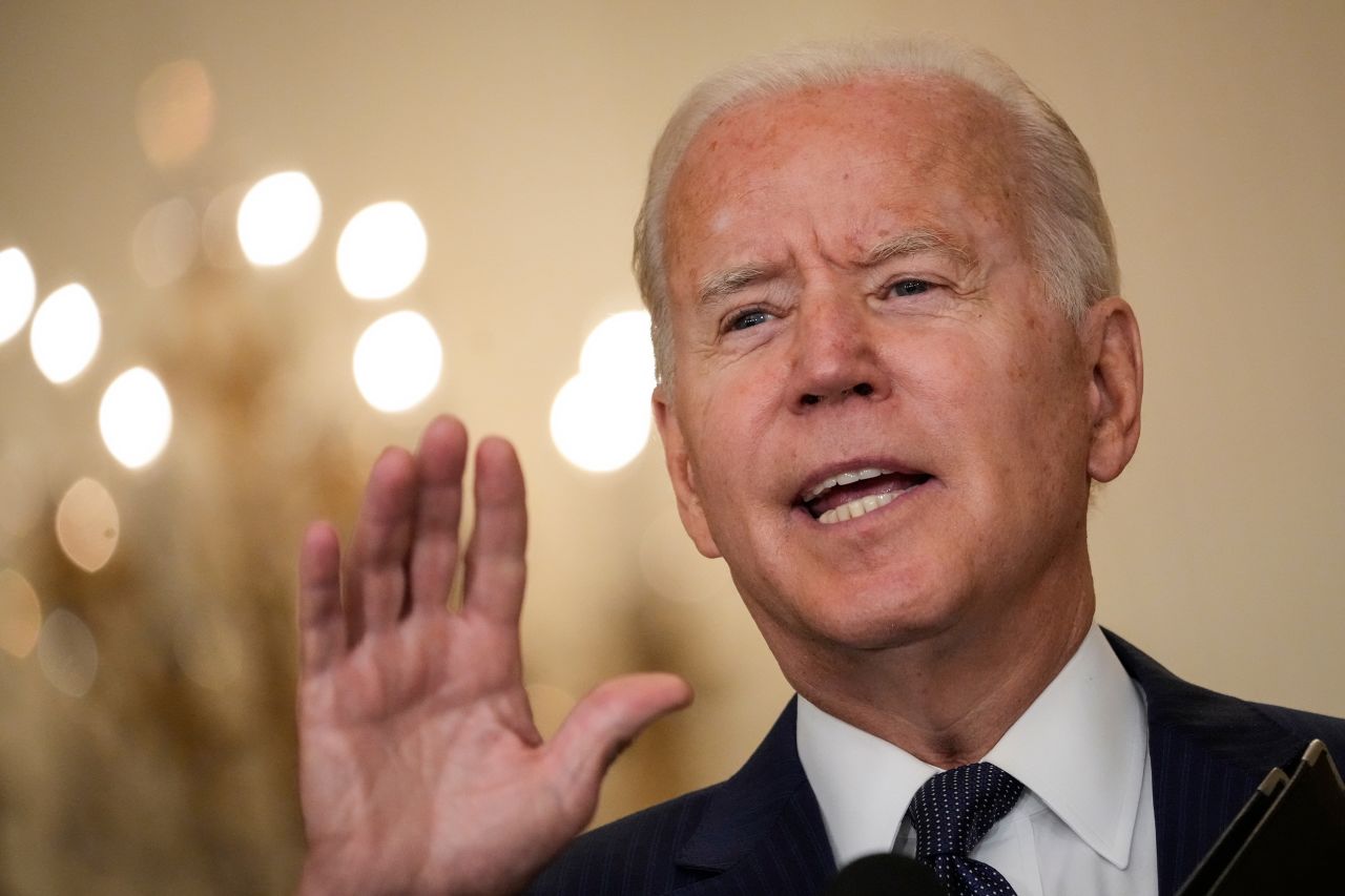 President Joe Biden delivers remarks on the terror attack at the Kabul International Airport, on Thursday, August 26. 