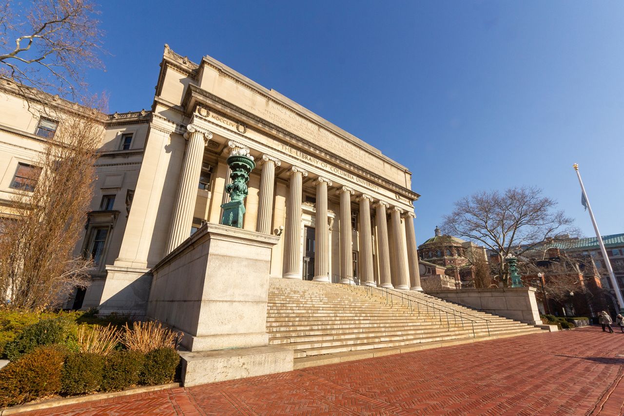 Columbia University Visitors Center pictured on December 22, 2019 in New York City. 