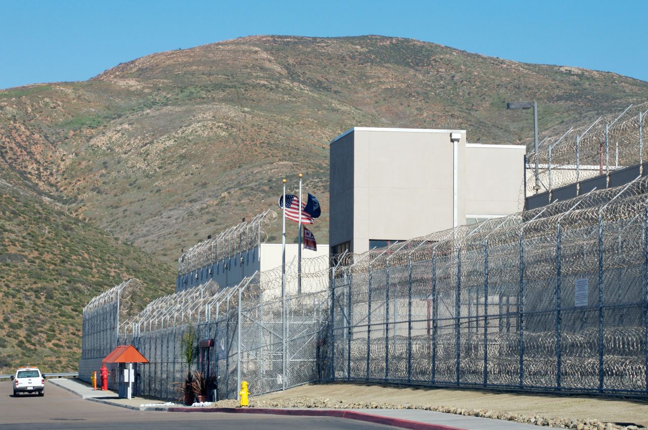 The Otay Mesa Detention Center in San Diego, California.