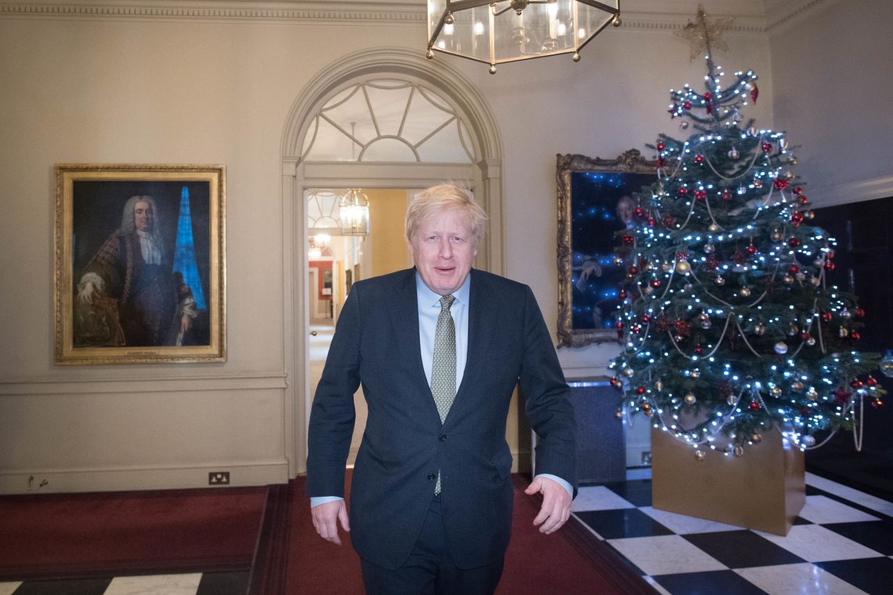 Boris Johnson in Downing Street