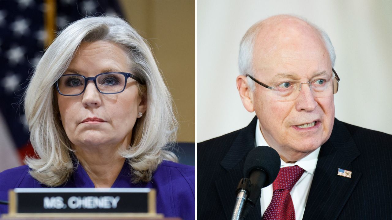 Rep. Liz Cheney and former Vice President Dick Cheney.