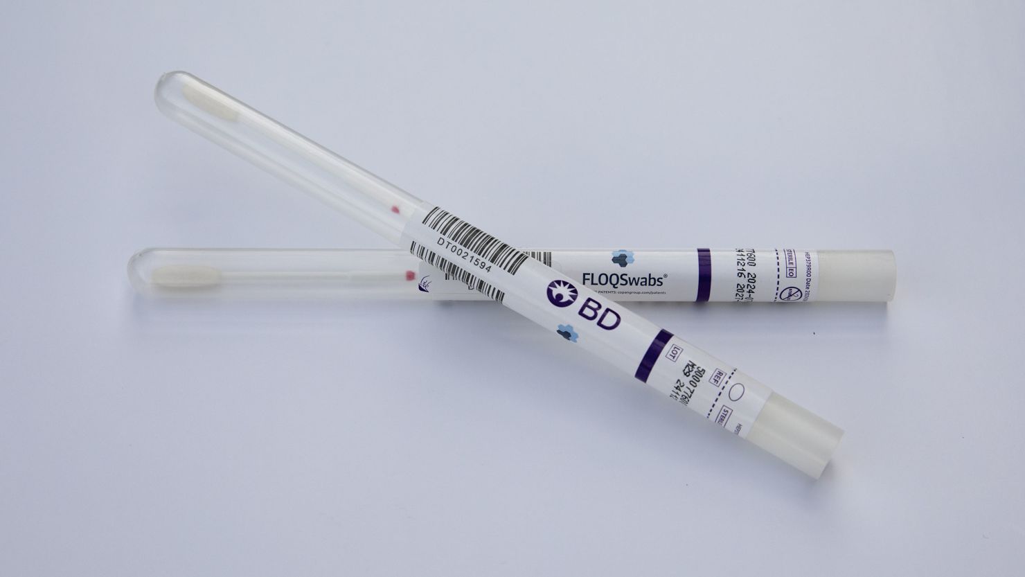 Using a six-inch swab, women can collect their own samples for cervical cancer screening with a self-collection HPV test.