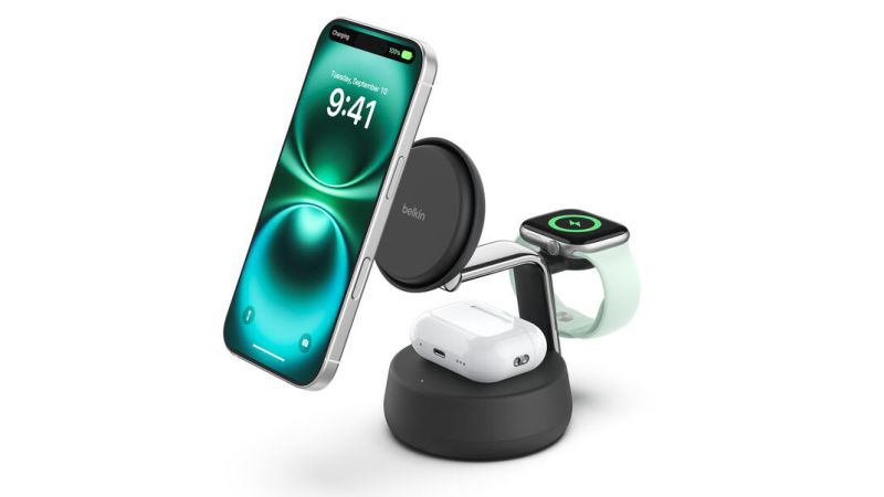 Belkin BOOST↑CHARGE™ PRO 3-in-1 Wireless Amazon.com: Belkin BoostCharge PRO 3-in-1 Wireless Charger