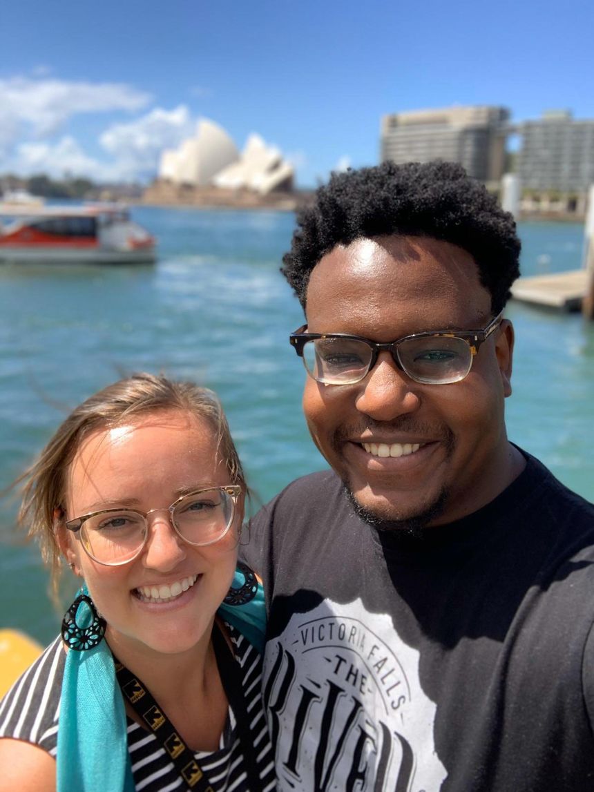 Opening up to each other on the plane journey meant Anesu and Hannah felt like they'd fastforwarded through the awkwardness of the early-stage of dating. They got serious quickly.