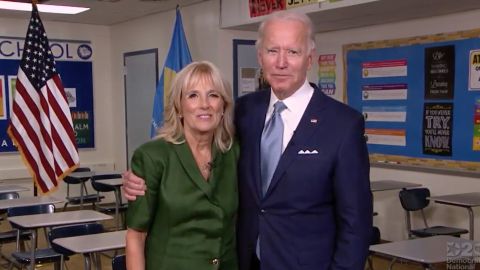Former Second Lady Jill Biden and Former Vice President Joe Biden.