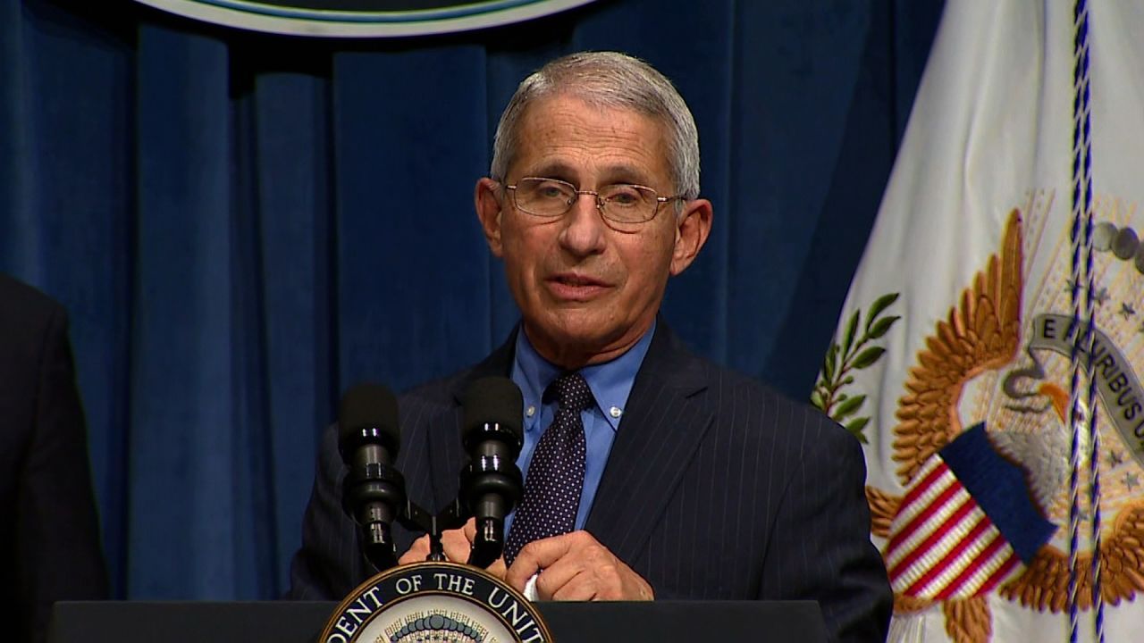 Dr. Anthony Fauci, the nation's top infectious disease expert, speaks at a coronavirus task force briefing in Washington, DC, on June 26.