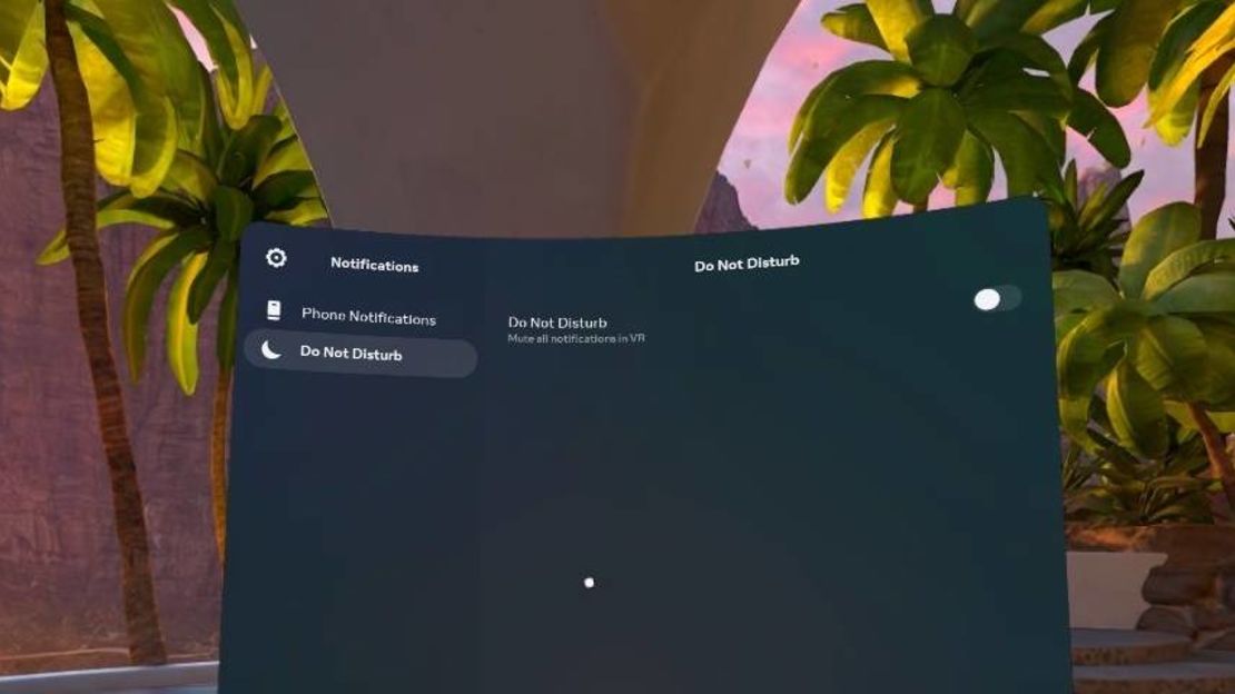 Meta Quest 2 tips do not disturb