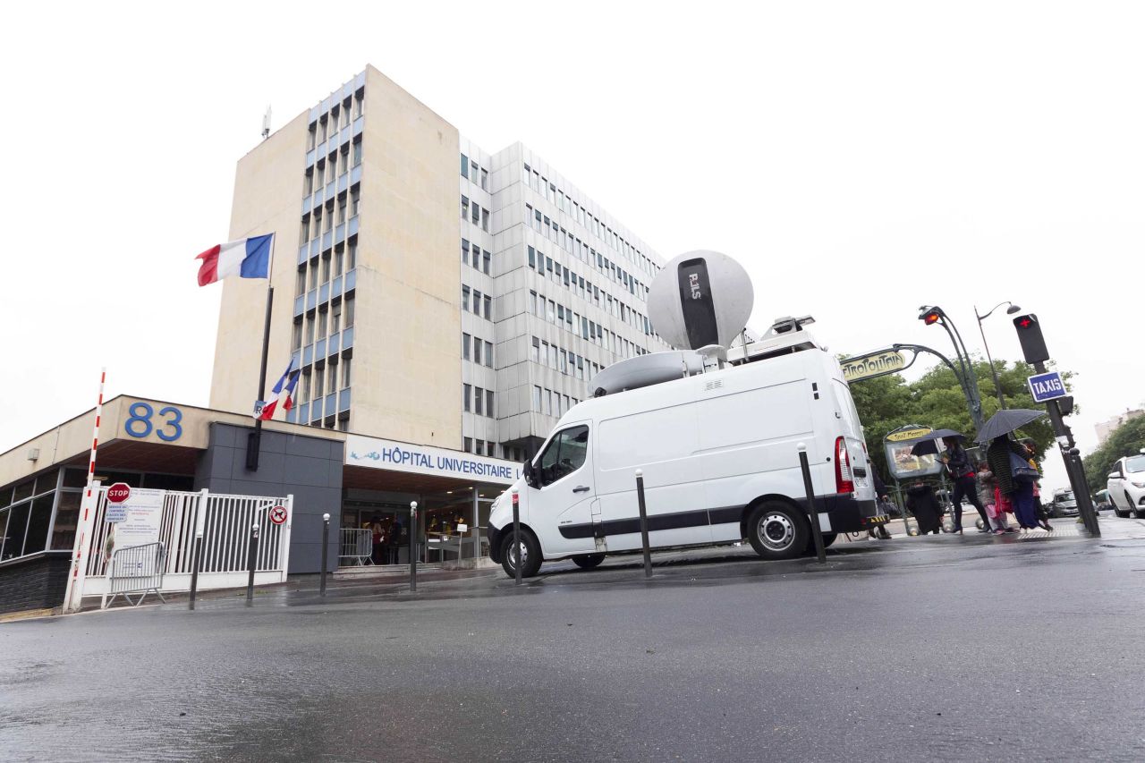 A view of the?Pitie?Salpetriere?hospital in Paris on February 5.