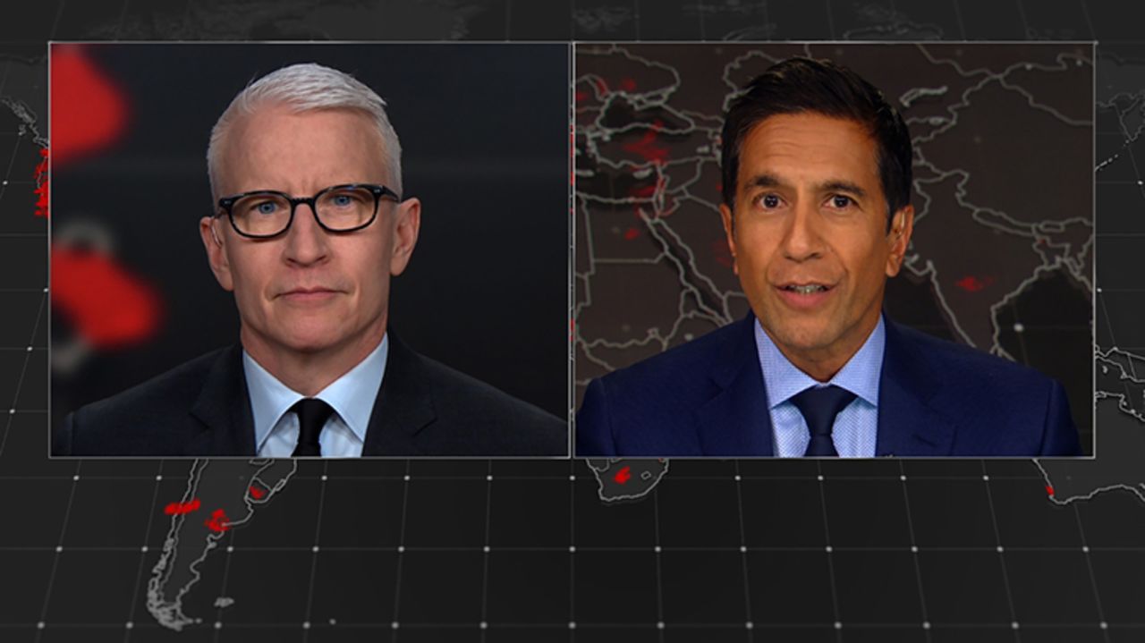 CNN's Anderson Cooper and Dr. Sanjay Gupta.