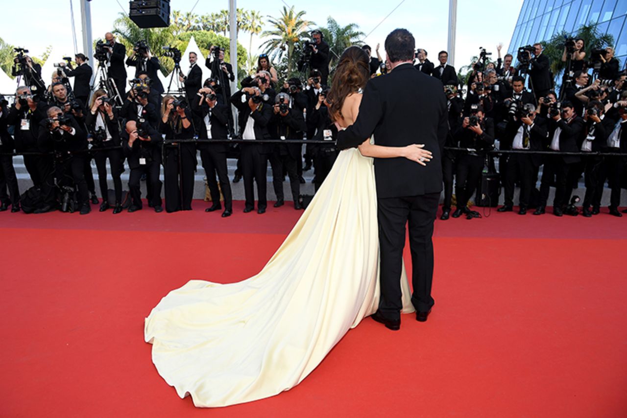 Quentin Tarantino and Daniella Tarantino attend the closing ceremony screening of "The Specials" during the 72nd annual Cannes Film Festival on May 25, 2019,