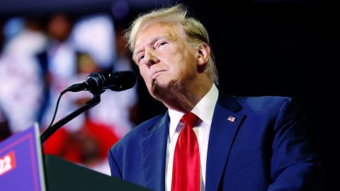 Donald Trump speaks at a campaign rally on June 22, in Philadelphia, Pennsylvania.