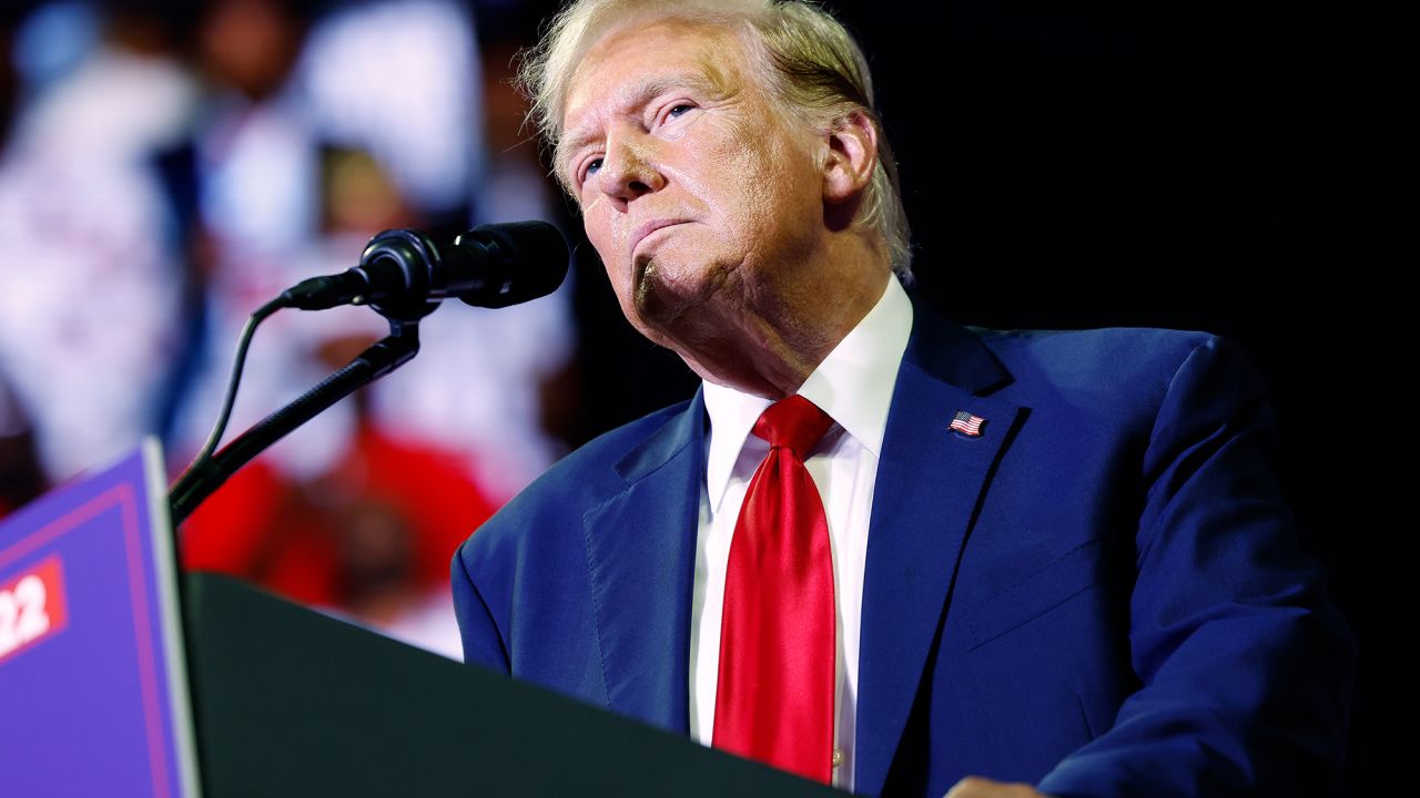 Donald Trump speaks at a campaign rally on June 22, in Philadelphia, Pennsylvania. 