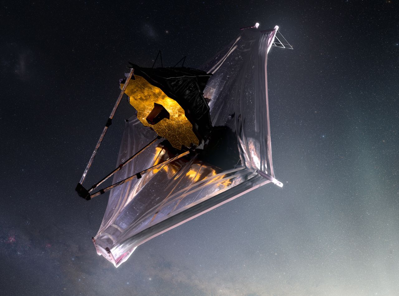 Artist conception of the James Webb Space Telescope.