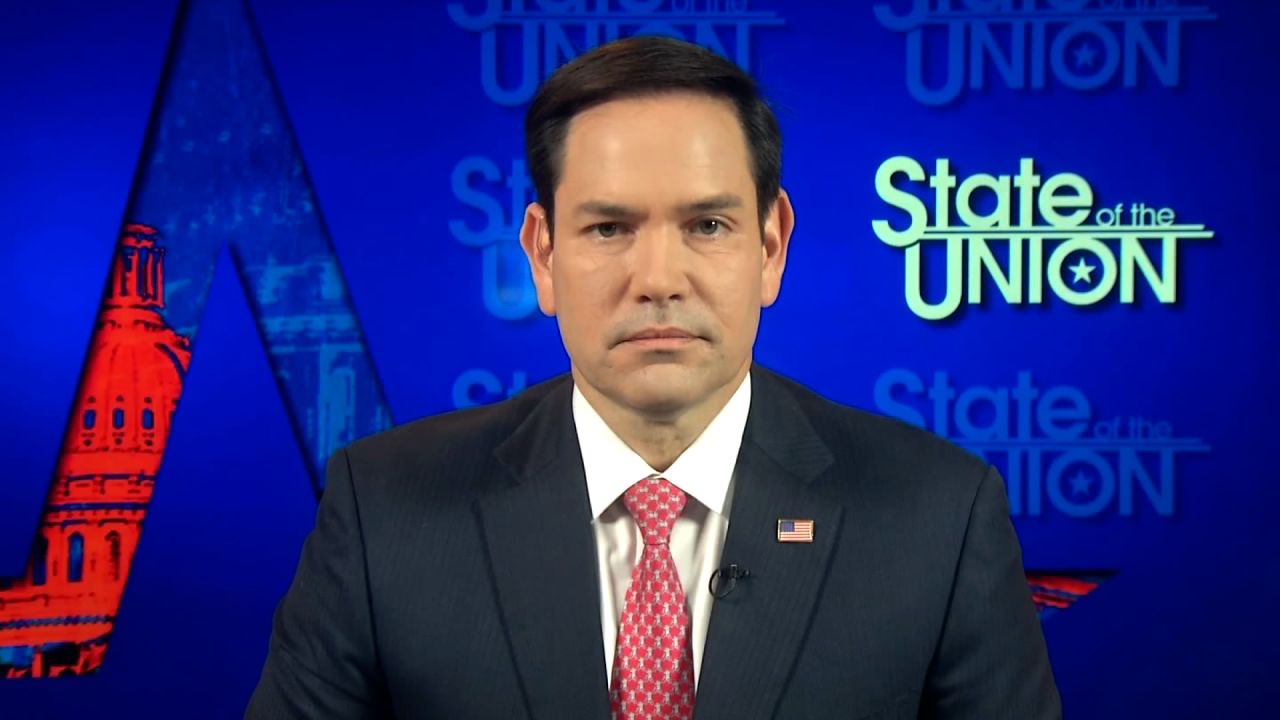 Florida Sen. Marco Rubio is pictured during an interview with CNN on July 7.