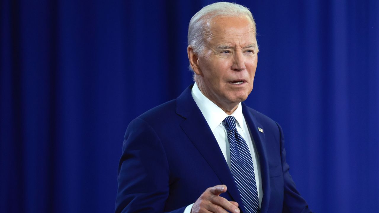 President Joe Biden speaks about reproductive rights during a campaign stop on April 23, in Tampa, Florida. 