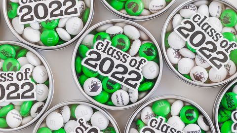 Personalizable M&M’S Class of 2022 Favor Tins