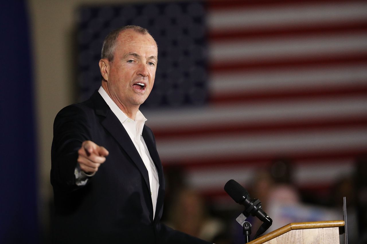 Phil Murphy speaks in 2017.