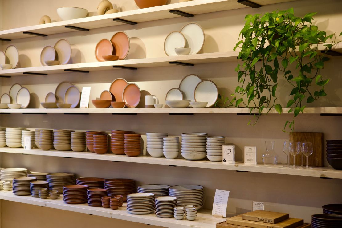 The East Fork Pottery store in Asheville, North Carolina.