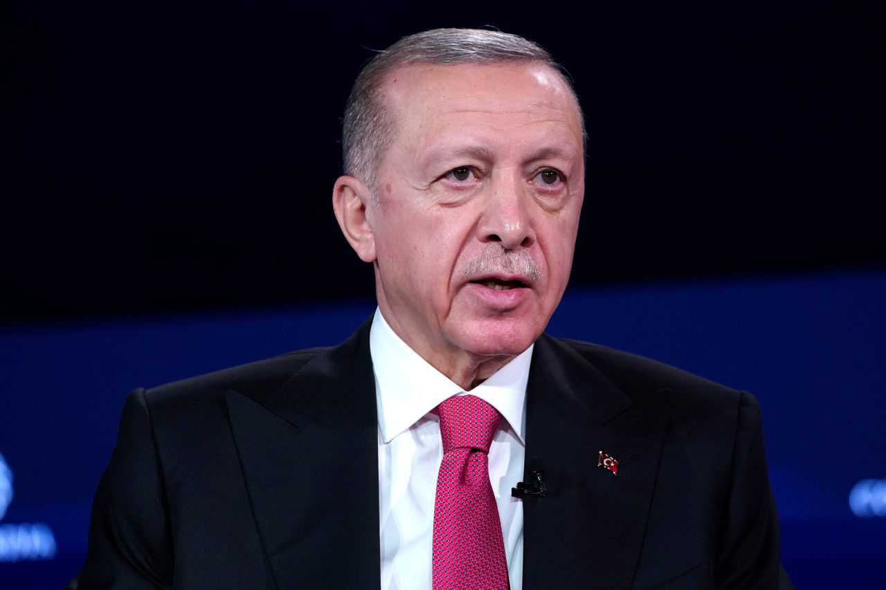 Turkish President Recep Tayyip Erdo?an speaks at a summit in New York on September 18. 