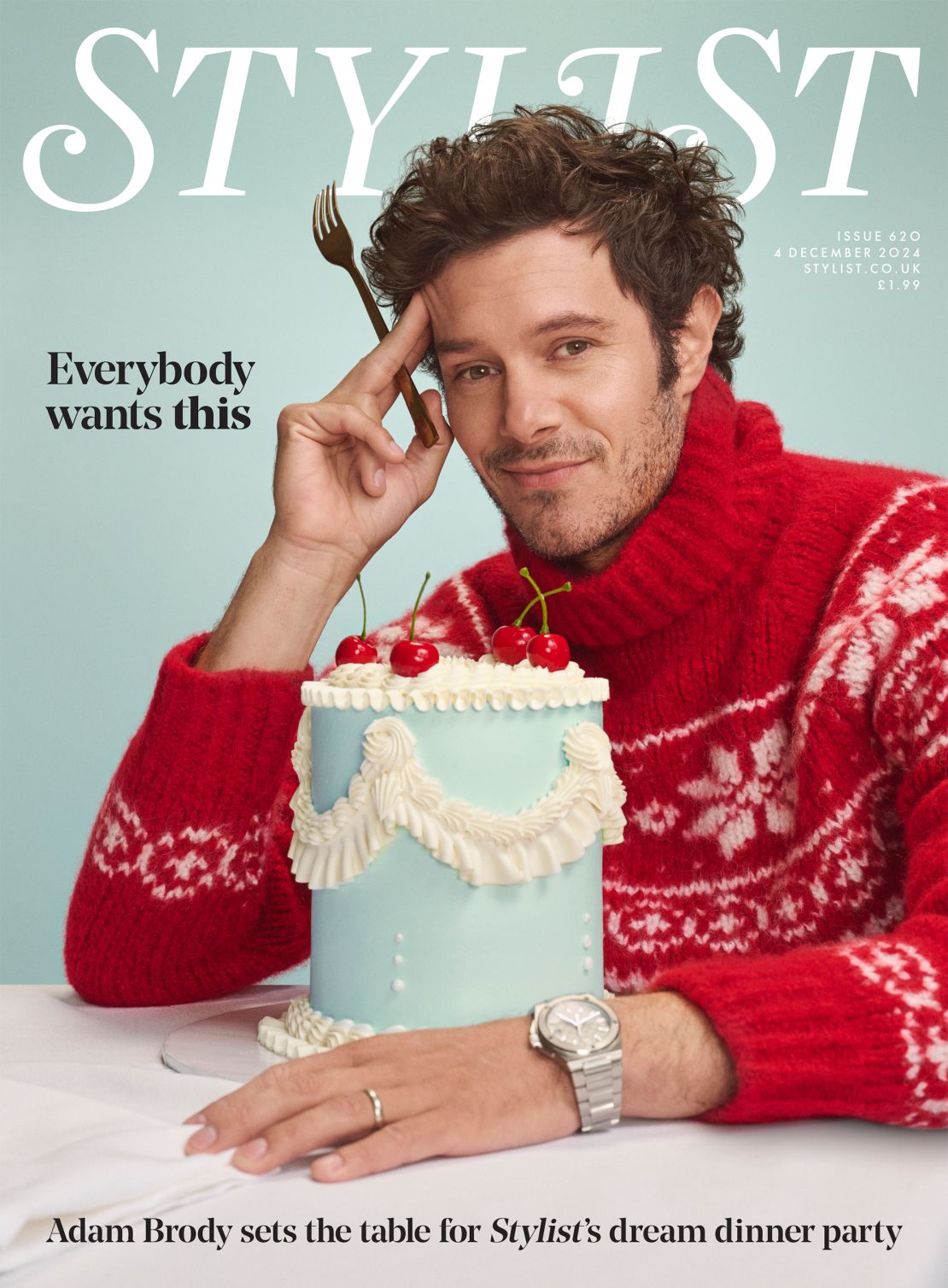 Leading man Adam Brody fronted Stylist in a festival version of the heritage sweater.
