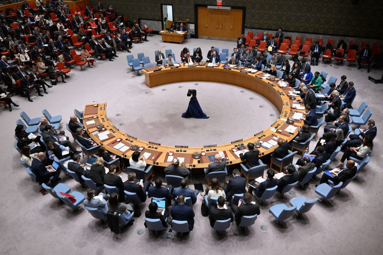 The United Nations Security Council meets at the UN headquarters in New York City on Thursday.