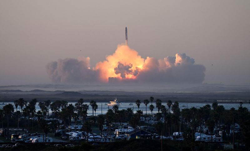 November 18, 2023 - SpaceX Starship rocket lost in second test