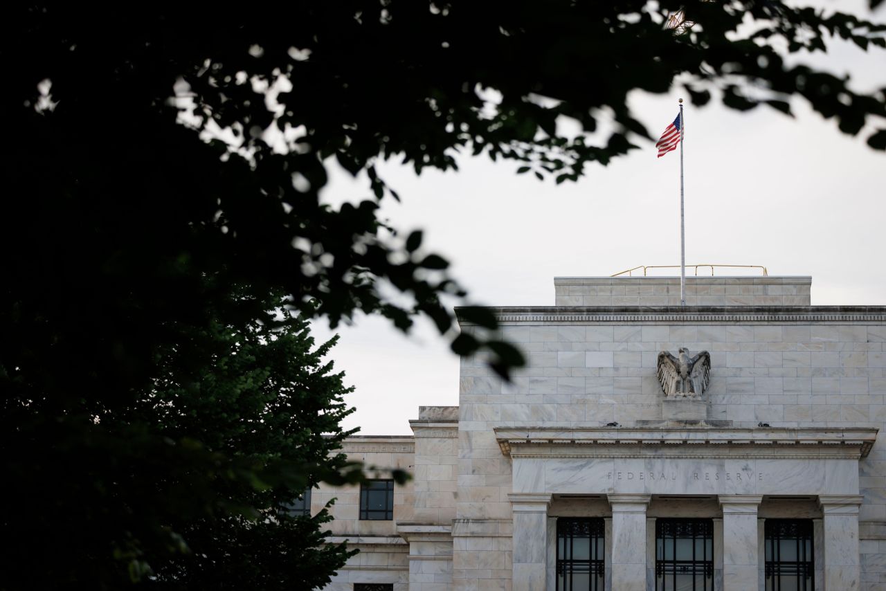 The Marriner S. Eccles Federal Reserve building in Washington, DC, on June 25.