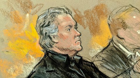 Steve Bannon in court on Wednesday, July 20. 