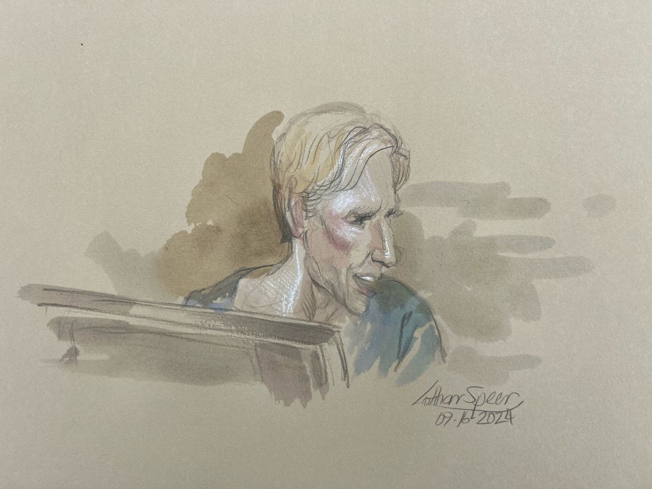 This court sketch shows 58-year-old Ryan Wesley Routh, who was detained Sunday in connection with an apparent assassination attempt on the former president, appearing in court at the Paul G Rogers Federal Building and US Courthouse in West Palm Beach, Florida, on Monday, September 16.