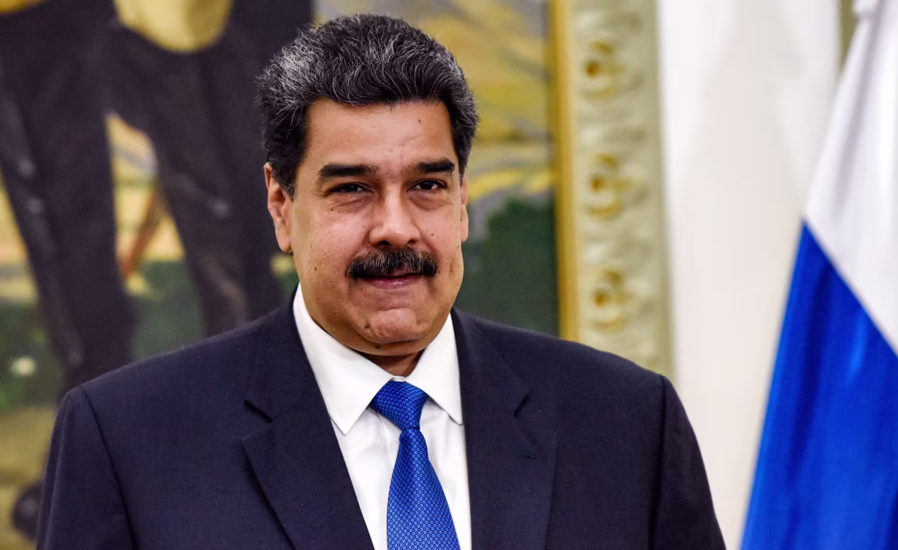 Venezuelan President Nicolas Maduro attends a meeting at the Miraflores Palace in Caracas, Venezuela on February 7.