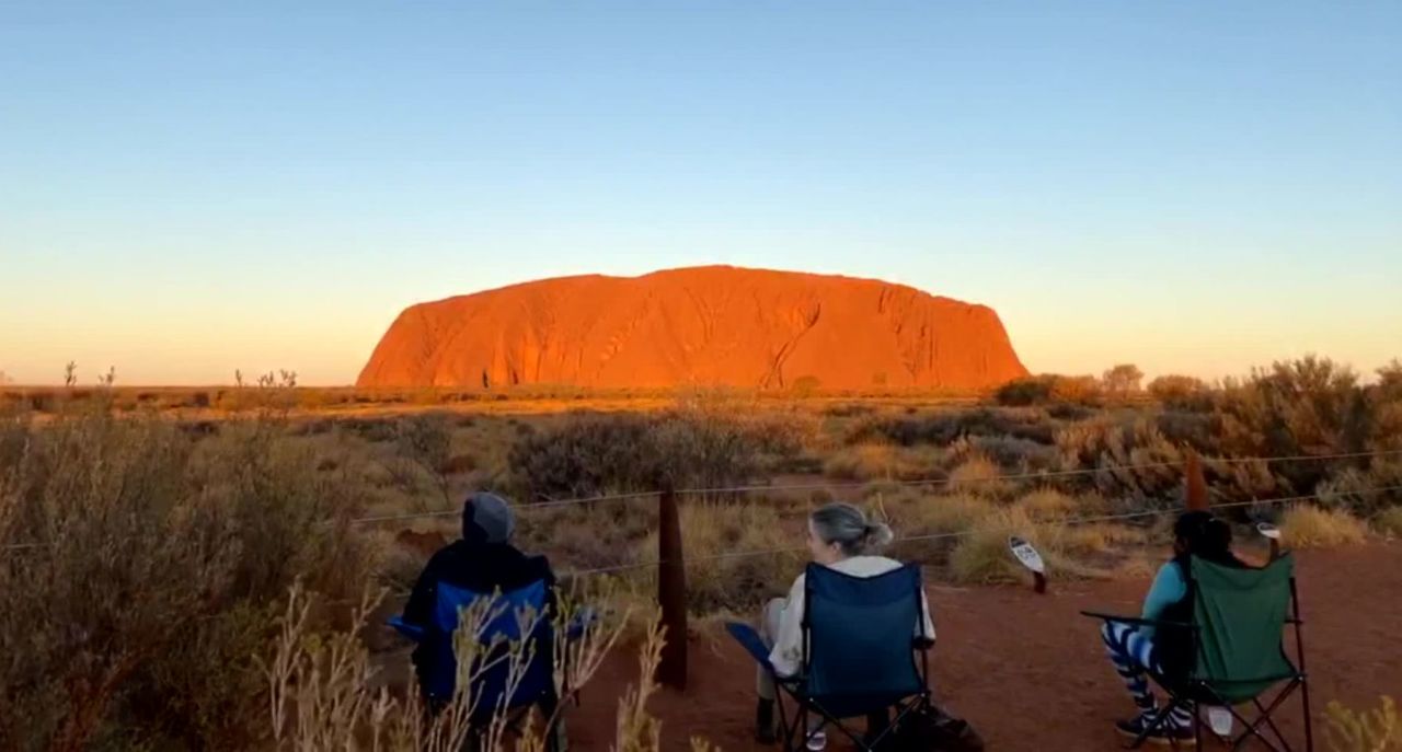 Uluru is one of Australia's most famous tourist attractions.