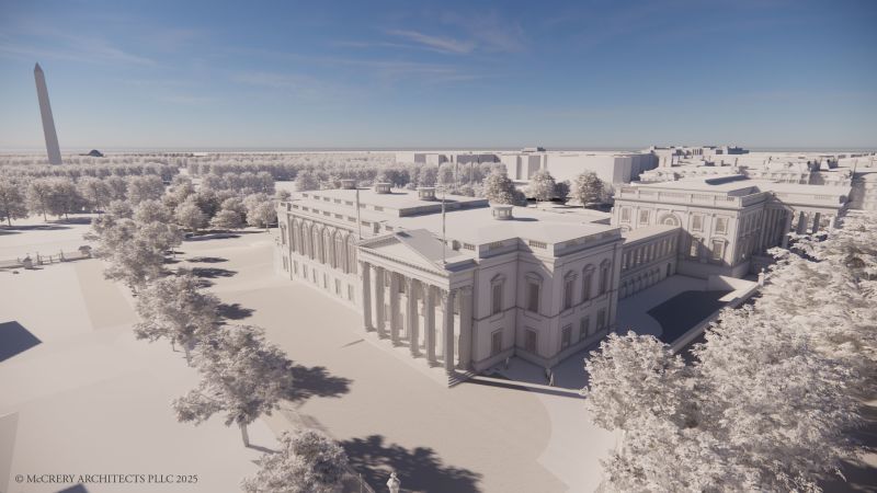 Construction on Trump’s $200 million White House ballroom to begin in September | CNN Politics