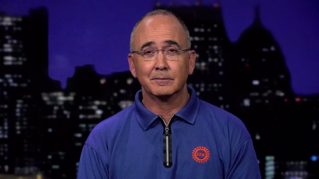 UAW President Shawn Fain speaks with CNN on July 31.