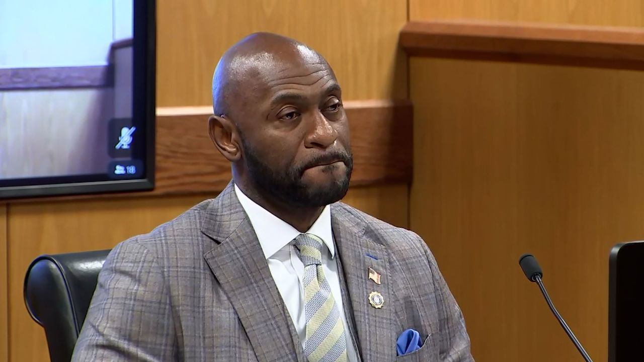 Nathan Wade testifies at Fulton County courthouse in Atlanta on Thursday.