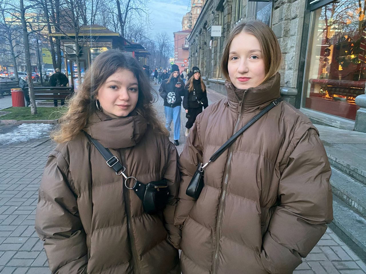 Anastasia Grimaylo and Daria Zhabinska.