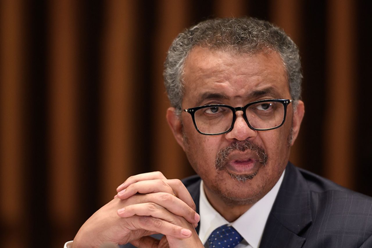 World Health Organization Director-General Tedros Adhanom Ghebreyesus 