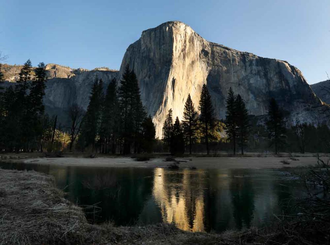 Yosemite National Park is seen closed to visitors on Saturday, April 11.