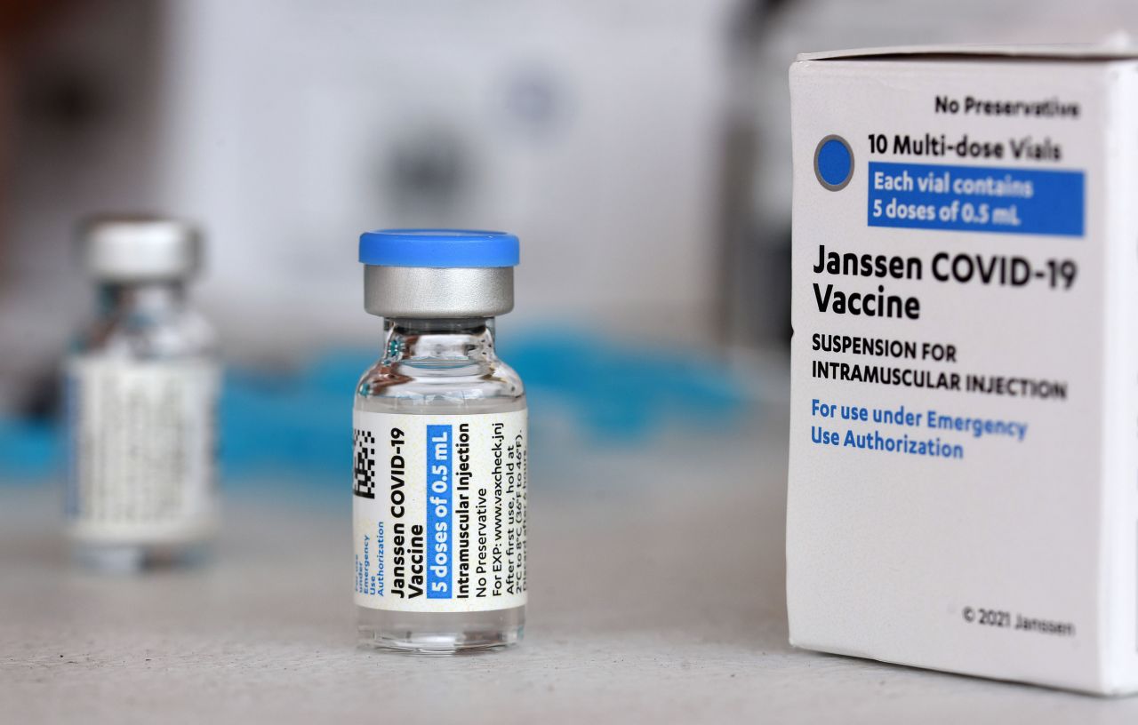 Doses of the Johnson & Johnson Covid-19 vaccine in Orlando on April 10.